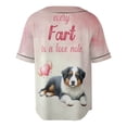thumbnail image 2 of Every Fart is Love Note Miniature American Shepherd Guilty Face Happy Valentine's All Over Print 3D Baseball Shirt MAS Dog Lover Gifts Softball Sport - 01016, 2 of 6