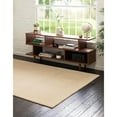 thumbnail image 3 of 4.5' x 6.25' Beige Solid Hand Knotted Rectangular Wool Area Throw Rug, 3 of 8