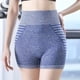 thumbnail image 1 of Pantalones cortos de yoga de cintura alta Fitness Leggings de elevación de cadera de mujer sexy (azul real), 1 of 3
