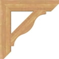 thumbnail image 3 of Ekena Millwork 5 1/2"W x 30"D x 30"H Funston Slat Smooth Bracket, Western Red Cedar, 3 of 4