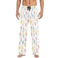 thumbnail image 7 of FORMRS Mens Pajama Pants with Pockets Cotton Sleepwear Lounge Bottoms Sizes S-2XL, Colorful Ice Cream Pattern, 7 of 7