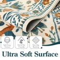 thumbnail image 6 of Lahome Decor 5'x7' Boho Bird Area Rugs,Floral Rug for Living Room Machine Washable,Soft Indoor Carpet,Non-Slip Low Pile for Bedroom Dining Room Playroom Office,Beige, 6 of 9