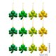 thumbnail image 3 of Adornos de Trébol para El Día de San Patricio de Qazbgdl | Set de 12 Piezas de Plástico para Fiestas y El Hogar | Tréboles Verdes En 4 Estilos y 2 Tamaños | Decoración Navideña para Adultos, 3 of 7