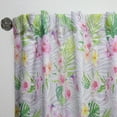 thumbnail image 3 of Designart 'Flowers and Tropical Botanicals III' Mid-Century Modern Curtain Panel, 3 of 5