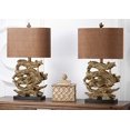 thumbnail image 2 of Safavieh Lighting Collection Forester Brown 26.5-inch Table Lamp (Set of 2), 2 of 5