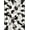 Black White Gold, Pattern 3, variant on ODIKA Abstract Strokes Contemporary Painterly Motion Composition Yellow Non-Slip Chair-Friendly for Home Office, Gaming Room, Under Desk