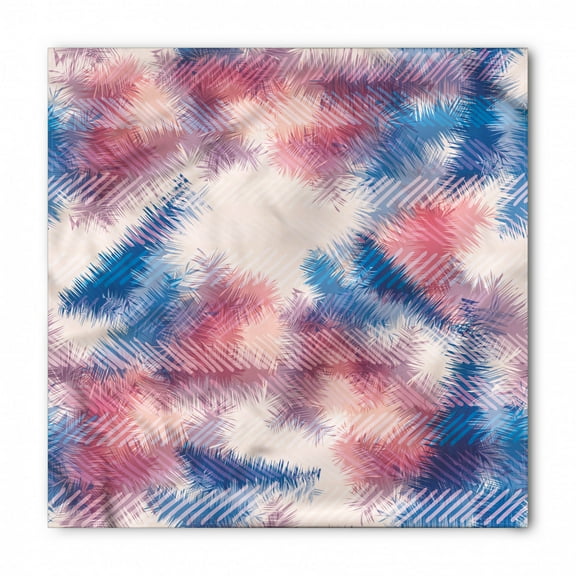 Psychedelic Bandana, Boho Dye Feathers, Unisex Head and Neck Tie, by Ambesonne