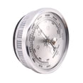 thumbnail image 3 of for Home Pressure Gauge Weather Station Metal Wall Hanging Barometer Atmospheric Multifunction Thermometer Hygrometer Portable,1 * Barometer,silver white, 3 of 8