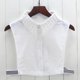 thumbnail image 2 of Gargantilla Collar Mujer Peter Pan Desmontable Solapa Camisa Falso Falso Collar Algodón Estilo 1-Blanco Jinwen Collar falso de Peter Pan, 2 of 8