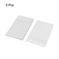 thumbnail image 2 of Unique Bargains Vertical Clear Plastic Zip Lock ID Card Badge Holders, 5 Count, 2 of 2
