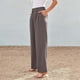 thumbnail image 1 of WILLBEST Pantalones Casuales Cómodos para Mujer: Estilo Harén Holgado de Lino con Cintura Elástica y Bolsillos para Uso Diario. Extra Grande, 1 of 3