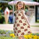 thumbnail image 5 of Fotbe Fall Turkey Vestido de Dormir para Niñas de 3 a 10 Años, Mangas Cortas, Estilo Princesa, Pijama Camisón con Mangas Voladas-X-Large, 5 of 6