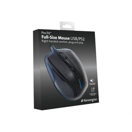 Kensington - Pro-Fit Wired Optical Mouse - Black