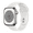 SILVER, variant on Restored Apple Watch Series 8 (GPS + Cellular) Graphite Stainless Steel with Midnight Sport Band/41mm, 1