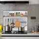 thumbnail image 4 of Qinaqin 30" x 30.7" Stainless Steel Range Backsplash con Estante cm de Anchoall Mount Kitchen Back Panel Knife Rack Alturaood Shield Pre- Profundidadrilled de, 4 of 7