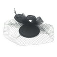 thumbnail image 2 of MSJUHEG Tea Party Hats,Feather Hair Clip,Feather Headpiece,Church Hats,Fascinators Hats,Fascinator Hat Flower Feather Mesh Tea Hairband for Women Black One Size, 2 of 6