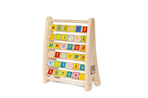 wooden letter abacus