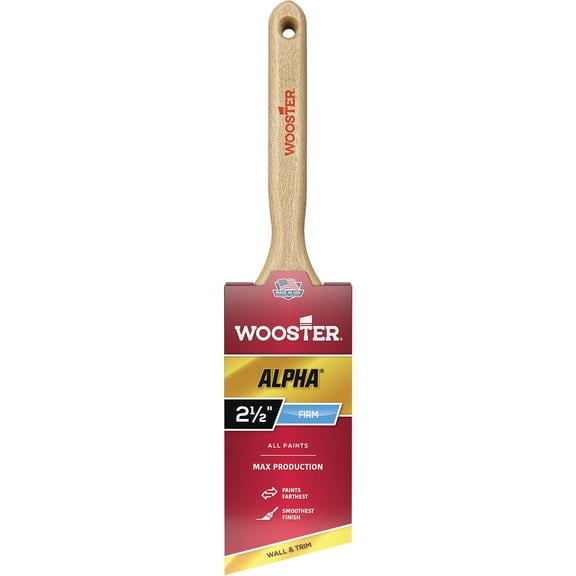Wooster Alpha 2 1/2 in. W Angle Synthetic Blend Paint Brush