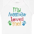 thumbnail image 4 of Inktastic Me Meemaw Loves Me Cute Boys or Girls Baby Bodysuit, 4 of 5