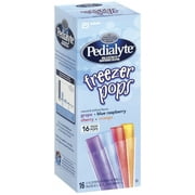 Pedialyte Freezer Pops  Assorted Flavors, Electrolyte Supplements., 2.1 oz , 16 Count