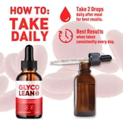 Glyco Lean Advanced Formula Drops Natural Support Supplement GlycoLean 150 Servings