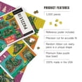 thumbnail image 2 of Lantern Press 1000 Piece Jigsaw Puzzle, Distressed Vector, Collage, Ready To Roam, 2 of 5