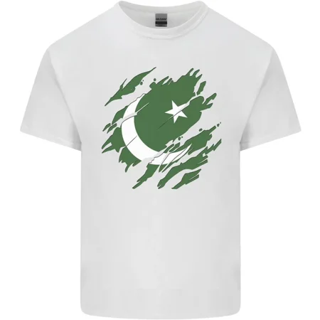 Torn Pakistan Flag Pakistani Day Football T-Shirt