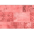 thumbnail image 1 of Ahgly Company Indoor Rectangle Patchwork Red Transitional Area Rugs, 4' x 6', 1 of 4