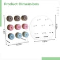 thumbnail image 4 of Acrylic Donut Display Stand, Transparent Donut Holder for Wedding and Party, Includes Round and Square Designs, Long-Lasting and Easy to Assemble, Great for Desserts and Treats, 4 of 5
