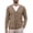 Khaki, variant on COOFADNY Mens Cardigan Sweater Vintage Striped V-Neck Long Sleeve Button Down Knitted Sweaters