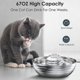 thumbnail image 3 of Fuente de agua para gatos shaofei dispensador de agua acero inoxidable, 3 of 5