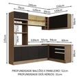 thumbnail image 3 of Cocina Integral Completa Modular Madesa Glamy 399cm MN 02, 3 of 5