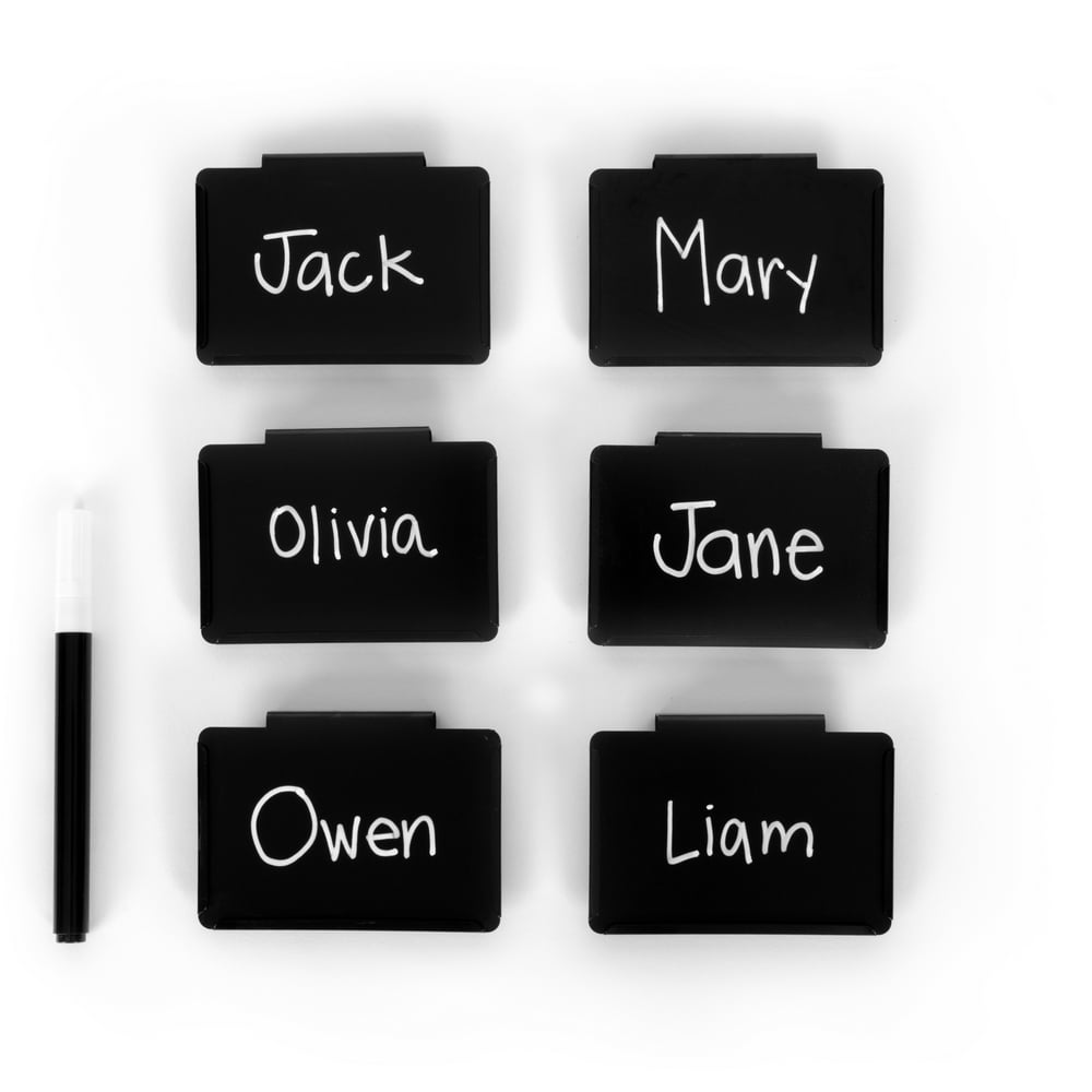 Basket Bin Labels Clip on Label Holders for Basket or Storage Bins Metal Hanging Bin Clip