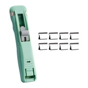 SIfdSeng Reusable Desktop Stapler with Dispenser Portable Stapler Fastener for Binding Includes for Home and School Use