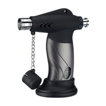 IMossad Refillable Butane Torch Lighter with Safe Lock, Adjustable Flame, Windproof Cooking Lighter for Kitchen, BBQ, Camping, and Outdoor Use