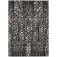 thumbnail image 2 of Addison Rugs Chantille Indoor/Outdoor Traditional Damask Black Machine Washable Rectangle Rug, 9' x 12', 2 of 8