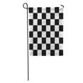 thumbnail image 1 of JSDART Checker Flag Race Pattern Abstract Auto Black Garden Flag Decorative Flag House Banner 28x40 inch, 1 of 2
