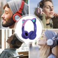 thumbnail image 2 of Auriculares Ear oreja de gato Luces bilaterales bilaterales P47, 2 of 2