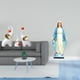 thumbnail image 2 of Elegante familia de elefantes y María, esculturas religiosas para sala de estar, dormitorio, oficina, decoración de mesa, manualidades., 2 of 8