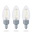 thumbnail image 1 of Bulbrite Solana 40 Watts Équivalent B11 WIFI Intelligent Connecté 90CRI Lustre Ampoule LED 3pk, 1 of 1