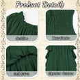 thumbnail image 5 of IROOZIGOTO Womens Medieval Renaissance Maxi Dress Off Shoulder Long Flare Sleeve with Brown Lace Up Corset Belt Halloween Cosplay Costume, 5 of 9