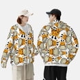 thumbnail image 3 of Rocae Giraffes Head Print Breathable Sun Protection Hoodie Quick-Dry Lightweight Long Sleeve Hoodie Unisex Running Sports Shirt 3X-Large, 3 of 9
