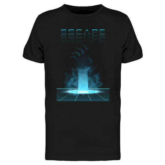 Retrofuturistic Escape Quote T-Shirt Men -Image by Shutterstock, Male x-Large