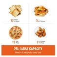 thumbnail image 6 of 12-in-1 Air Fryer Toaster Oven, 25L Convection Oven, 1700W Stainless Steel Countertop Combo, 6 of 9