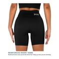 thumbnail image 5 of FEEL THE BURN Womens High Waist Yoga Shorts Tummy Control Running Short Pants for Exersice Jogging Workout (Black, M), 5 of 7