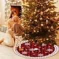 thumbnail image 5 of Polyester Christmas Tree Skirt with Water-Repellent Fabric for Indoor and Outdoor Holiday Decorations, 5 of 6