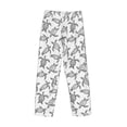 thumbnail image 5 of Goofa Hand Drawn Turtle Printed Soft Pajama Pants for Men, Wide Leg Comfy Casual Lounge Yoga Pants-XX-Large, 5 of 9