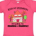 thumbnail image 4 of Inktastic Book My Reservation I'm Going to Grandma and Grandpa's Boys or Girls Baby Bodysuit, 4 of 5