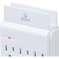 thumbnail image 2 of czcpp-Globe Station de Charge Électrique 78081 avec Protection contre les Surtensions, 2X Ports USB, Support de Téléphone, Finition Blanche, 2 of 4