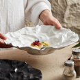 thumbnail image 2 of Deep dish plate, high-end Japanese tableware, Western food salad plate, ceramic plate, 2 of 9